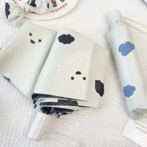 클라우드 양우산 3단 자동 우산 양산 귀여운 휴대용 자외선차단