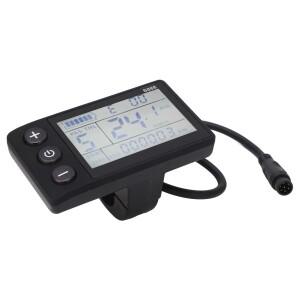 전기 스쿠터 변환 LCD-S866-1 디스플레이, 6P 방수 커넥터 포함, 산악 자전거 LCD 패널 부품