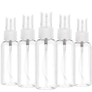 휴대용 투명 PET 플라스틱 향수 리필 스프레이 10 가능 60ML 용기 50ML 100ML 30ML 10ML