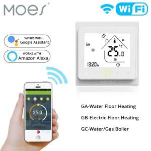자동온도조절기 ALEXA GOOGLE 홈을 물전기 바닥 WIFI MOES 스마트 제어용 온도 난방 가스 보일러 조절기