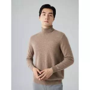 울 니트 캐주얼 빅사이즈 님성 폴라 데일리 루즈핏 터틀넥 캐시미어 스웨터 다올1