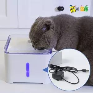 펫 정수기 전용펌프(모터) 스텐 스퀘어 수중 사각 급수기 고양이 [m967BEE]