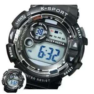 디지털시계 군인시계 디지털 손목시계 LED 방수 스톱워치 K-SPORT