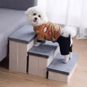 [셀러에이드]강아지 계단 쇼파계단 침대계단 무릎관절 수납형 펫 슬라이드 PE