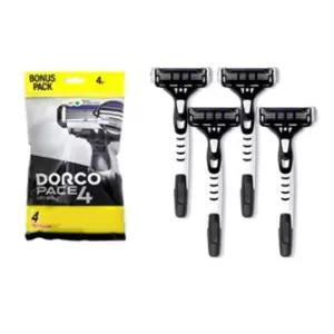 도루코 페이스4 여행 휴대용 4중날 면도기 4P
