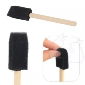 스펀지붓 2.5cm 페인트 화방 스테인 털안빠지는 리폼 미술용 폼브러쉬