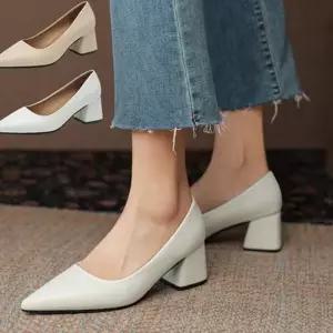 [라일리] Rly 데일리 여자 통굽 구두 승무원 여성 면접 구두