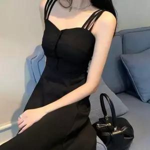 [라일리여성의류] Rly 여름 드레스 모임 슬림 여성 민소매 파티 롱