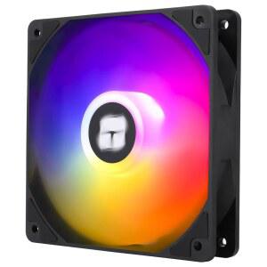 써멀라이트 TL-C12C-S CPU 팬 120mm ARGB 케이스 쿨러 팬, S-FDB 베어링이 포함된 4핀 PWM 사일런트 컴퓨터 최대 1550RPM 냉각