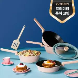 닥터하우스 키토산 항균 코팅 프라이팬 28cm + 뉴 멀티 유리뚜껑