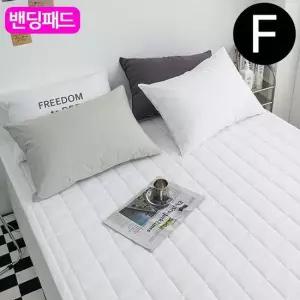 순면 밴딩 패드 패밀리 F 화이트 카페트겸용 침대패드 패드
