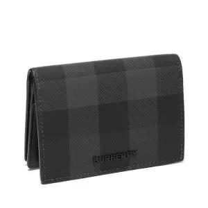 버버리 Check Folding Card Case 8070204 체크 폴딩 카드 케이스 남
