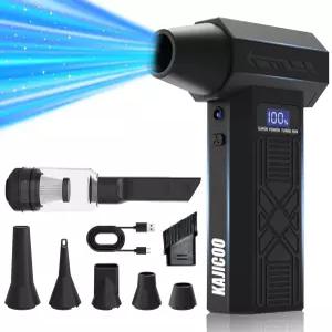 압축 공기 집진기-230000RPM 초강력 전기 타입-C 고속 충전이 가능한 4단 조절식 미니 송풍기 컴퓨터