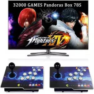 RegiisJoy 32000 in 1 판도라 박스 78S 레트로 아케이드 게임 콘솔 4인용 3D 마법 수정 검색 저장 치트
