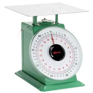 타다 44파운드 / 20kg 헤비 듀티 부분 제어 기계식 주방 및 식품 스케일 산업용 다이얼 스테인리스 스틸