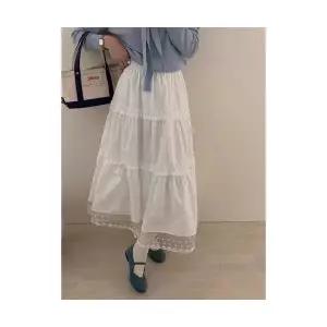스커트 여성용 쉬폰 원단 동대문 레이스 DUCHI1