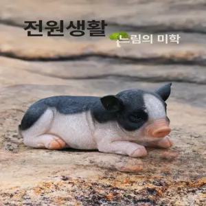 모자쓴 아기돼지 돼지 장식인형 조경