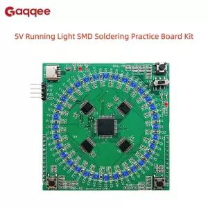 LQFP64 납땜 DIY 키트 5V 러닝 라이트 SMD 연습 보드 타입C 인터페이스 교육에
