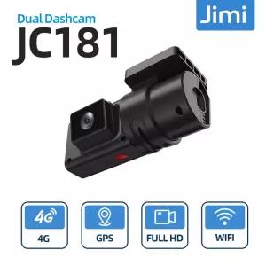 Ji JC8 라이브 스트림 듀얼 카메라가 장착된 미니 4G 차량용 GPS 추적 Wifi 핫스팟 다중 경보 DVR 대시 캠