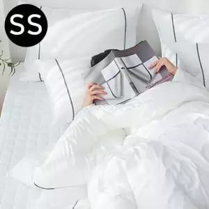 호텔 차렵 이불 패드 세트 슈퍼싱글 SS 화이트