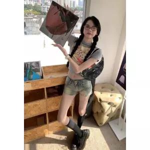 바지 여사친 청 여름 빈티지 로우 트렌드 스판 쇼트 핫팬츠 청반바지 슬림핏 헤짐 원픽2