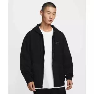 나이키 솔로 스우시 풀집 플리스 후드 M - 블랙:블랙:화이트 / HV1085-010 1007399