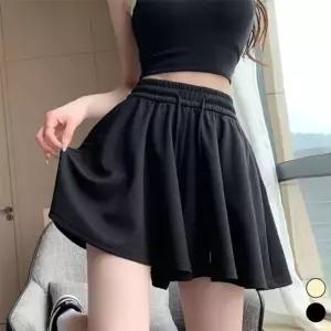 여성여름 와이드 반 여름편한 치마 여성치마 밴딩치마 바지