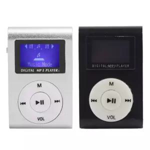 휴대용 미니 MP3 음악 플레이어 스포츠 백클립 LCD 화면 지지대 메모리 카드