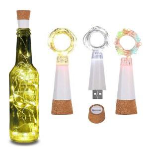 LED일자등 20 LED 코르크 병 요정 크리스마스 충전식 USB 조명 랜드 침실 룸 홈 갈 파티