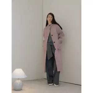 [ZOOC](천안아산점)[주크] 캐시미어 블렌드 오버핏 후드 롱코트 Z254MSG556
