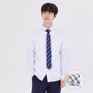 교복몰 (빅사이즈) 남성 셔츠 (그레이체크)