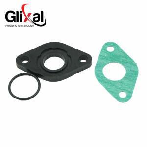 Glixal GY6 49cc 50cc 흡기 매니폴드 스페이서 절연체 스쿠터 모페드 ATV 고카트 버기 엔진 기화기 탄수화