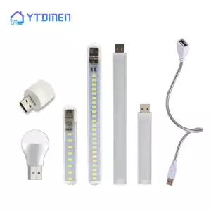 휴대용 LED 조명 USB 룸 장식 미니 테이블 책상 램프 작은 책 눈 보호 등