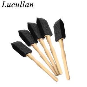 Lucullan 미니 자동차 에어컨 벤트 브러시 그릴 자동 디링 스폰지
