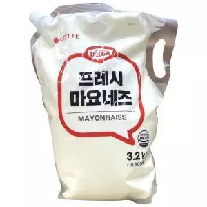델가 프레시 마요네즈 스파우트팩 대용량 업소용 3.2kg 4개 | 무료배송 빠른출고 145064
