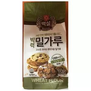 백설 1k X2 박력 밀가루/중력분/파스타/제면/전분/가루/찐빵/업소/강력분/다목적/제빵/케이크/업소용 14601