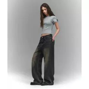RANDOMOFF BTB : WAVE WASHING JEANS [BLACK CORE]