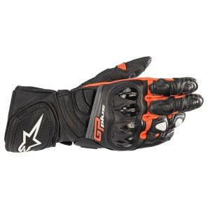alpinestars(알파인스타즈) 바이크그로브 1030 블랙 레드 플루오 (사이즈: M) GP 플러스 R (GP R) V2 그로브 3556520