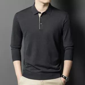 윈터솔져 남사친 니트 울 가을 이너 데일리룩 칼라넥 추동 울함유 얇은 스웨터 솔리드 터틀넥 KUK3
