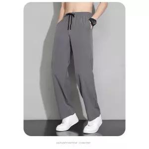 윈터솔져 팬츠 남성 여름 캐주얼 데일리룩 배기핏 조거 하이틴 패션 루즈핏 솔리드 배기팬츠 KUK1