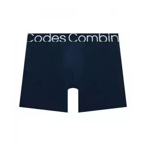 CODES COMBINE INNERWEAR 미드라이즈 롱 드로즈_네이비 107995