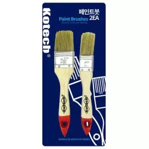 페인트붓 2P세트(K-1357) 브러쉬 솔 공구 칠 패인트