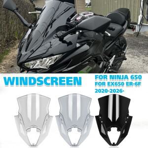 가와사키 닌자 650 ER6F NINJA650 ER 6F 2026 오토바이 윈드쉴드 바이저 윈드스크린 페어링 윈드 디플렉터