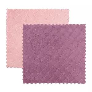 초극세사 양면 벨벳 크리너 걸레 30x30 중 10매입 바닥청소 바닥 청소 걸레