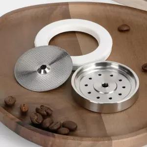 Breville 9 시리즈 에스프레소 머신과 호환되는 실리콘 스팀 링이 포함된 정밀 샤워 스크린 그룹 헤드
