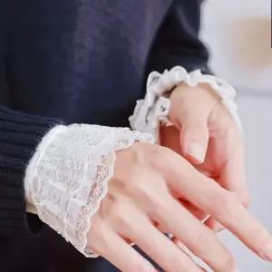 커프스 손목 레이어드커프스 여자페이크카라 레이스 레이스 레이스커프스