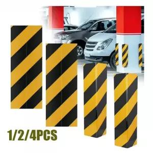 4PCS 차고 벽 보호대 폼 가장자리 코너 범퍼 가드 자동차 Anti-collision 스티커 열 안티 스크래치