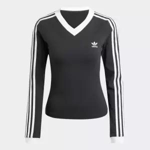 매장정품 ADIDAS 아디다스 여성용 브이넥 긴팔티셔츠 IY7247 1691314
