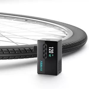 ASMAX T30 미니 자전거 펌프 게이지 포함 16s 고속 팽창 전기 120PSI 휴대용 에어 프레스타 및 슈레이더