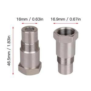 2pcss 오프로드  산소 센서 어댑터 M18X1.5 촉매용 CEL 수정 O2 CSV 자동차 부품
